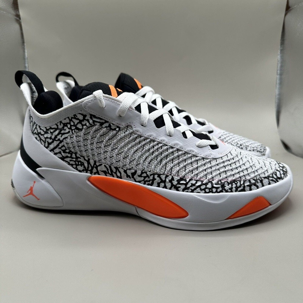 Jordan Luka 1 Low “The Pitch” Basketball Shoes White/Orange Safari Men’s 10 US